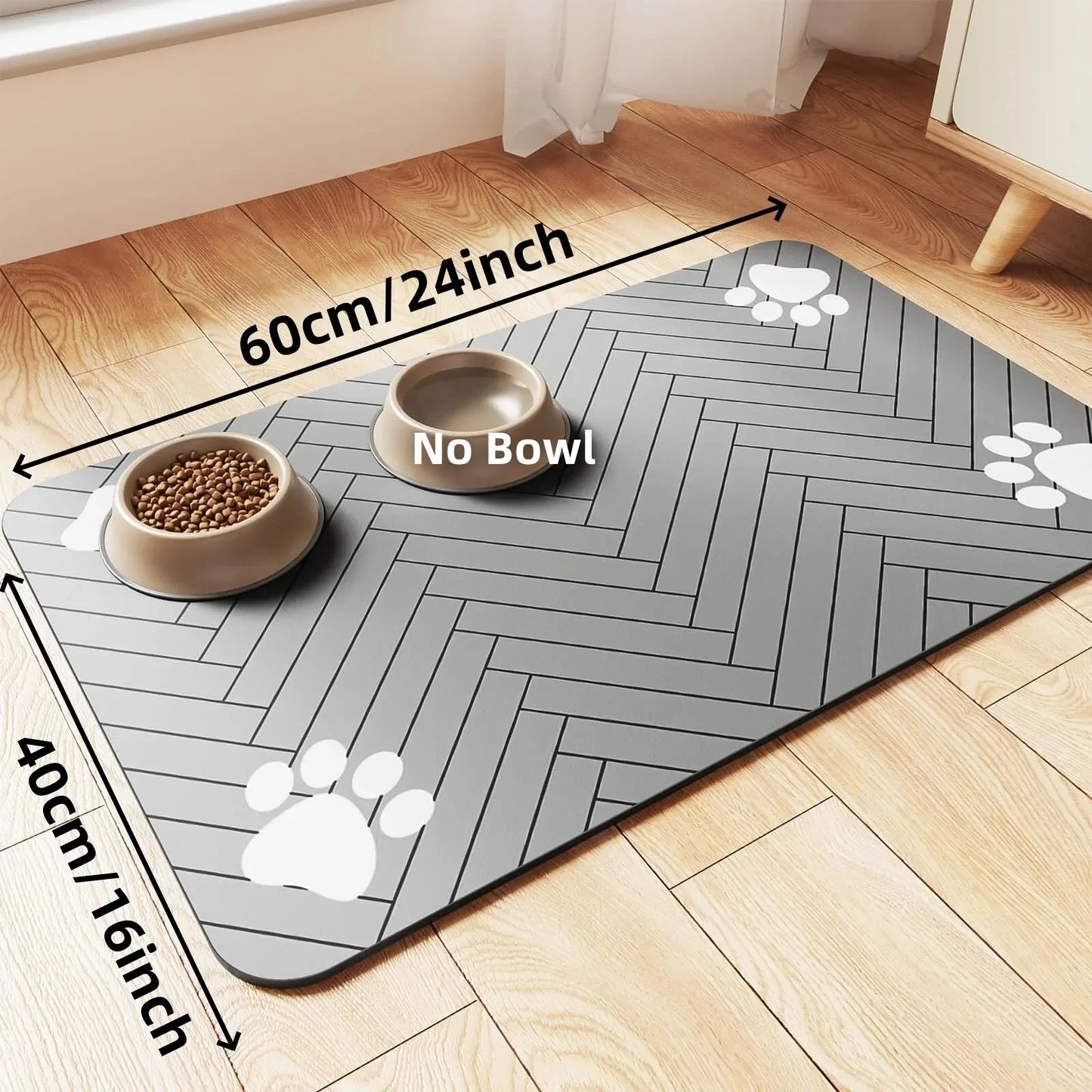 Waterproof Pet Feeding Mat โ Non Slip, Quick Dry & Easy Clean