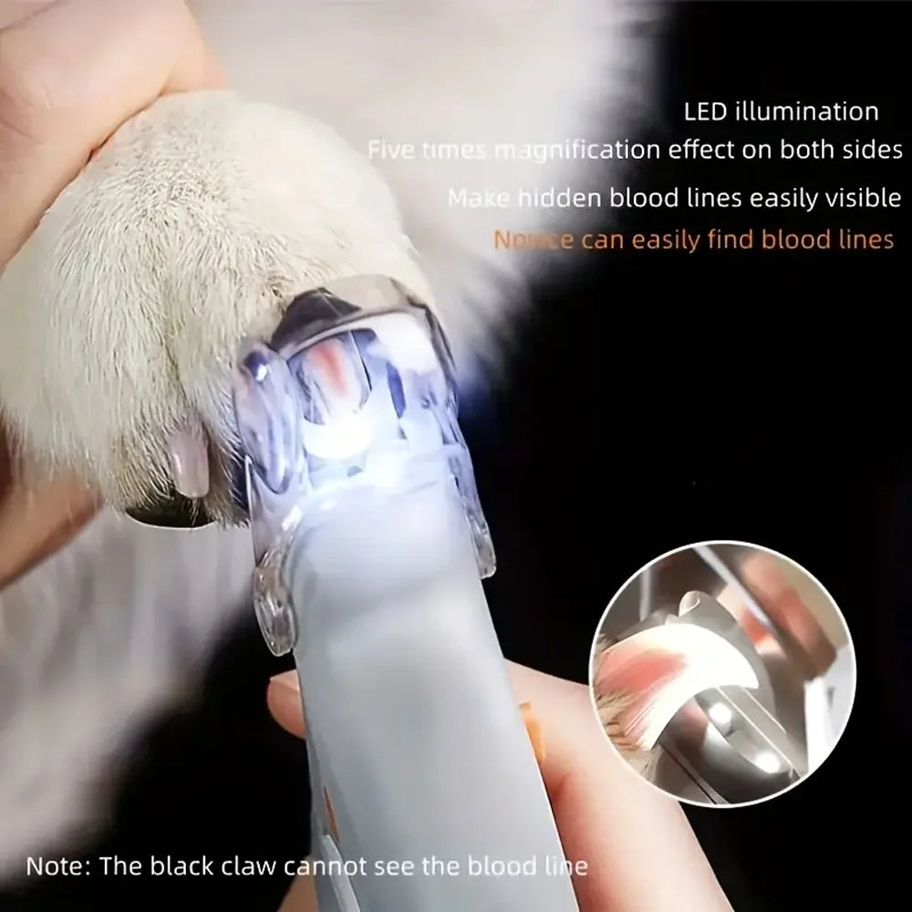 Professional LED Pet Nail Clippers — Never Cut Too Deep Again
