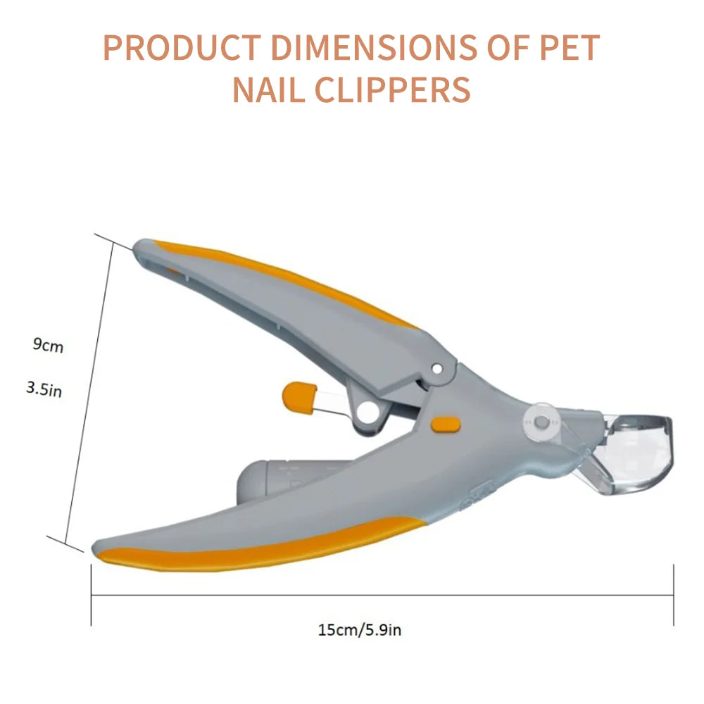 Professional LED Pet Nail Clippers — Never Cut Too Deep Again