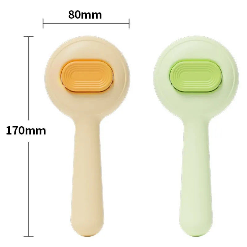 Self Cleaning Pet Brush — One Click Hair Removal for Cats